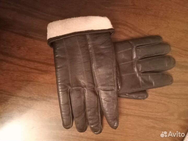 Мужские кожаные перчатки