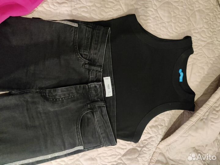 Пакет фирменной одежды и натуральной обуви