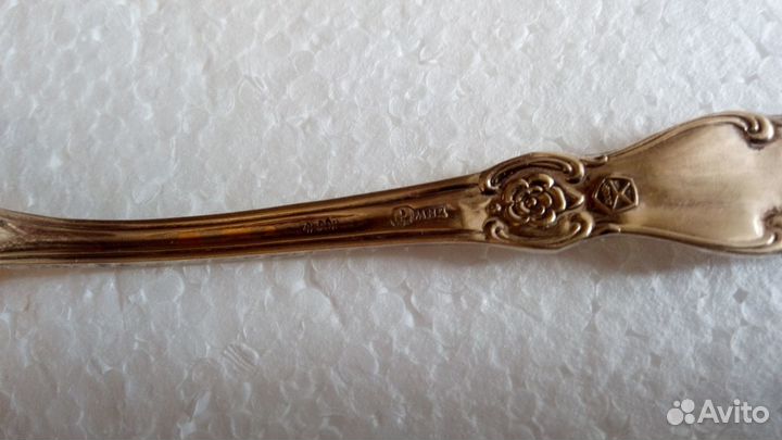 Чайные ложки золотая роза