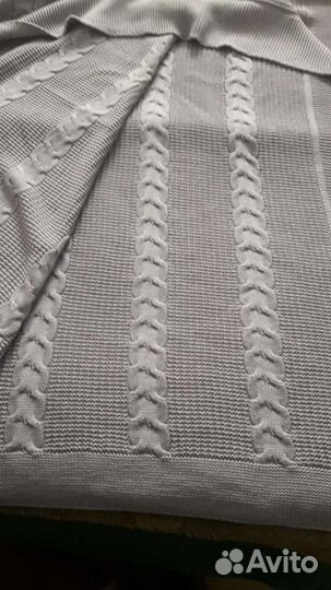 Плед вязаный