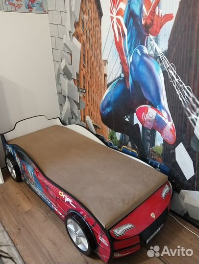 Детская кровать машинка бу