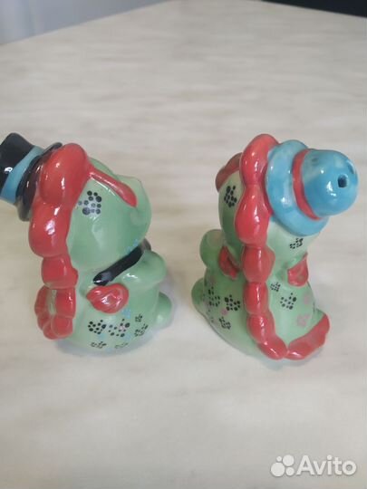 Солонка и перечница керамика