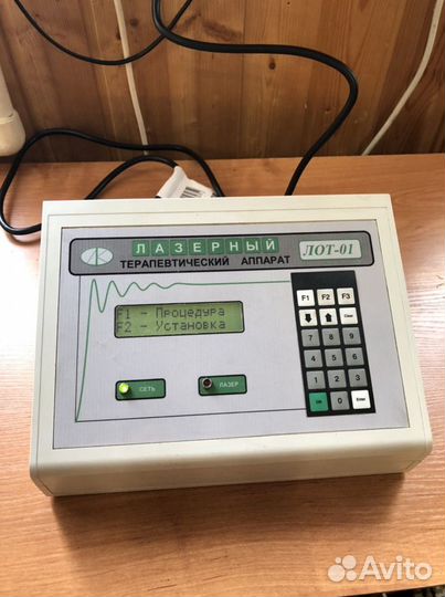 Аппapат лазернoй теpапии pабочий лot-01, б/у