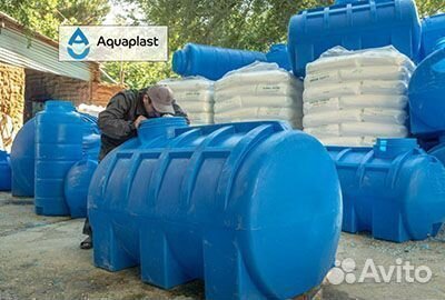 Емкость пластиковая 2 м3 для сыпучих продуктов (го