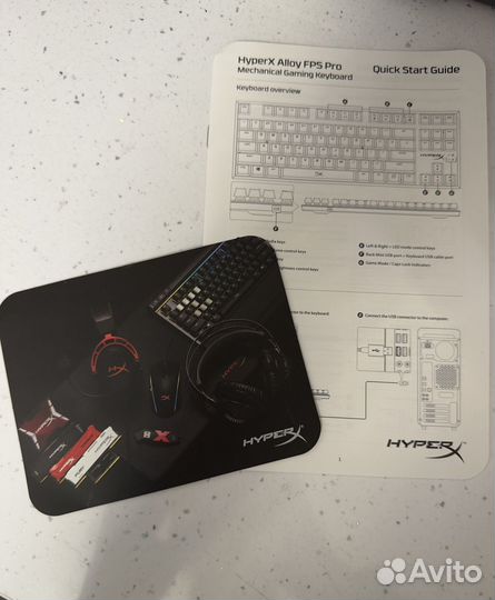Игровая клавиатура hyperx alloy fps pro