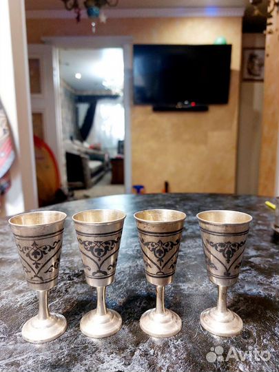 Рюмка СССР серебро