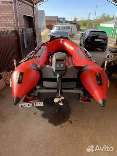 Лодка пвх stormline 380 с мотором tarpon 9.9