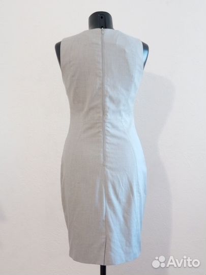 Новое серое платье футляр H&M