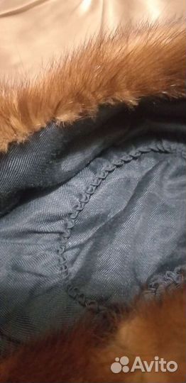 Норковая шапка