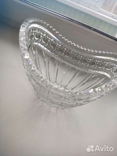 Хрустальная конфетница СССР
