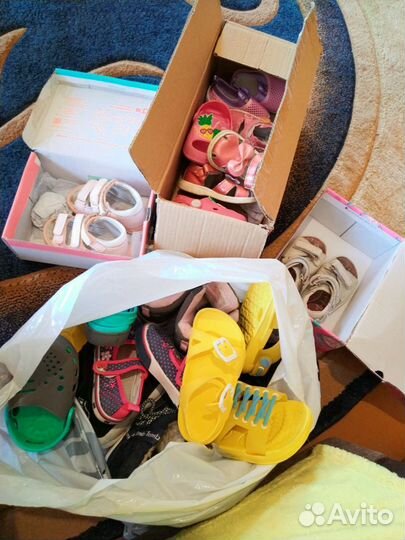 Обувь для девочки 21,22,23,24 размер пакетом