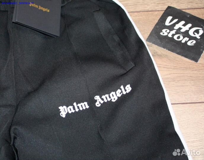 Штаны черные Palm Angels (Арт.26936)