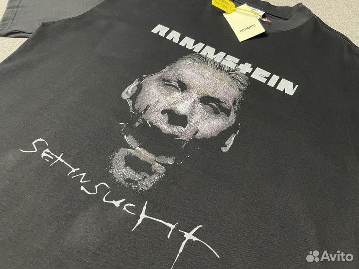 Футболка Vetements Rammstein (Оверсайз)