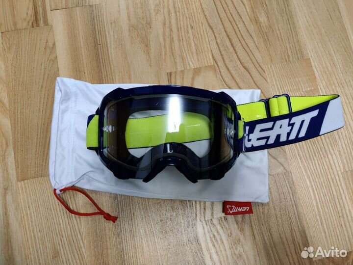 Новые очки Leatt Velocity 4.5 Blue Clear