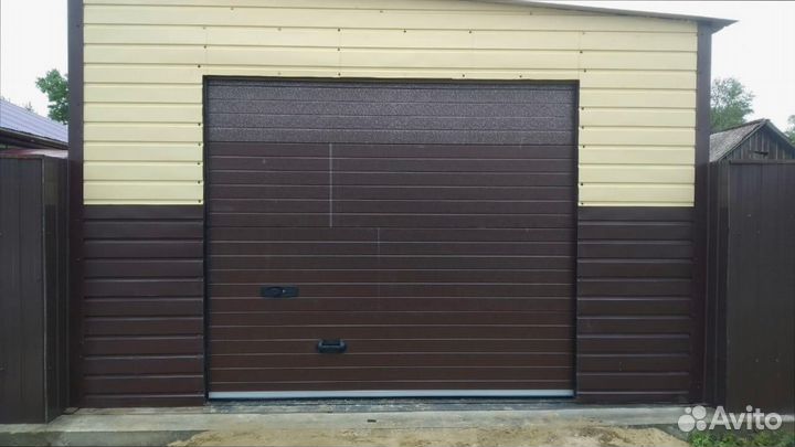 Утепленные промышленные ворота доставка и монтаж