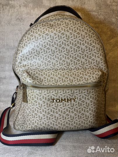 Рюкзак женский кожаный tommy hilfiger