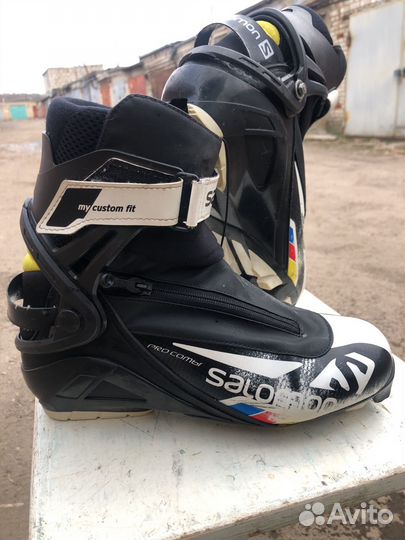 Лыжные ботинки salomon pro combi
