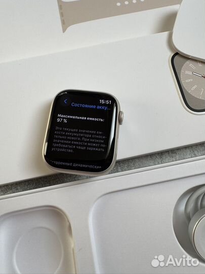 Apple Watch 8 45mm starlight