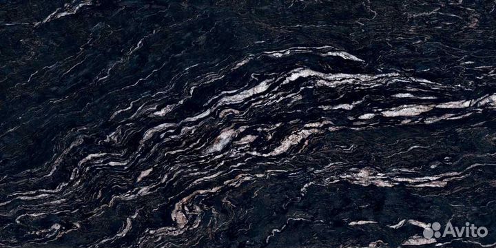 Керамогранит ABK Sensi Gems Titanium Black Ret 60x120