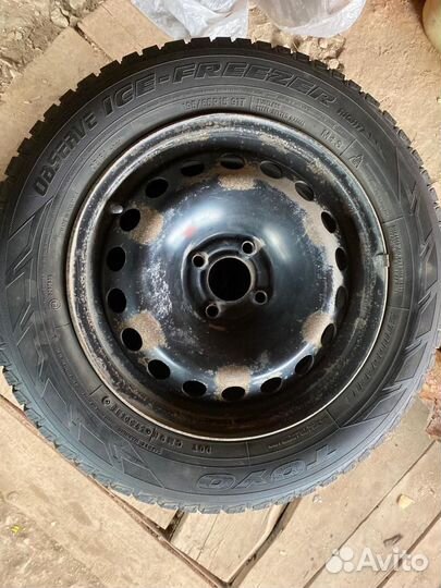 Колеса в сборе r15 зимние 4 100