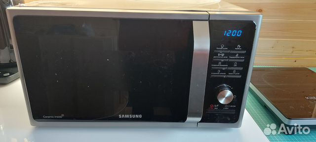 Микроволновая печь Samsung MS23F302TQS серебристый купить в Москве ...