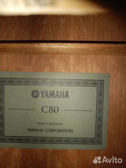 Гитара Yamaha c80 (полный комплект)