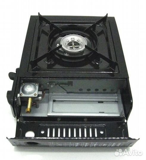 Газовая плитка Следопыт - Black с переходником