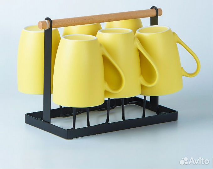 Кружки набор на подставке
