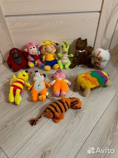 Игрушки мягкие для детей глазастики