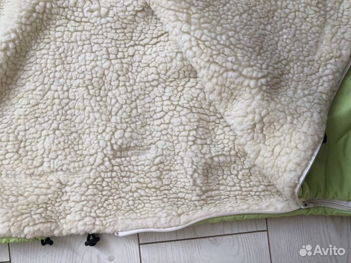 Зимний конверт в коляску на меху