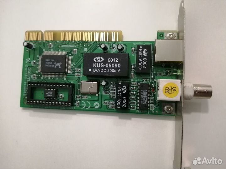 Сетевая карта eline RJ45+BNC