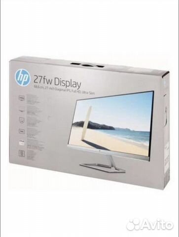 Монитор HP, 60 гц, 27 дюймов, Full hd купить в Санкт-Петербурге ...