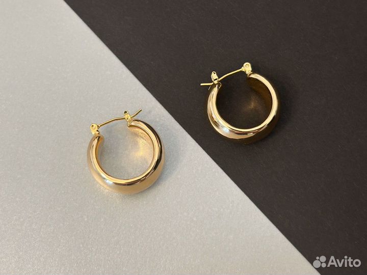 Celine серьги кольца