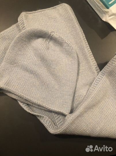 Комплект шапка и шарф меринос