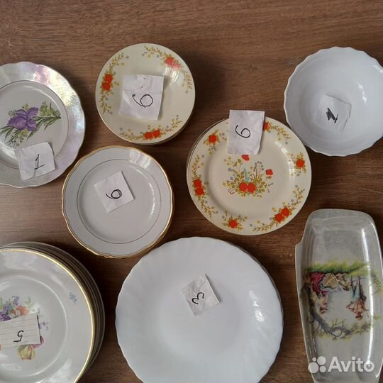 Тарелки Барановка Песочное Дулево Kahla Рига лфз