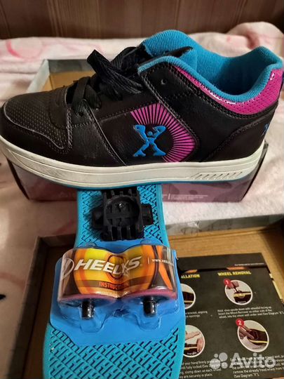 Роликовые кроссовки heelys
