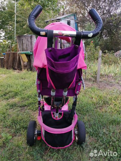 Детский велосипед 3-колесный с ручкой, трансформер