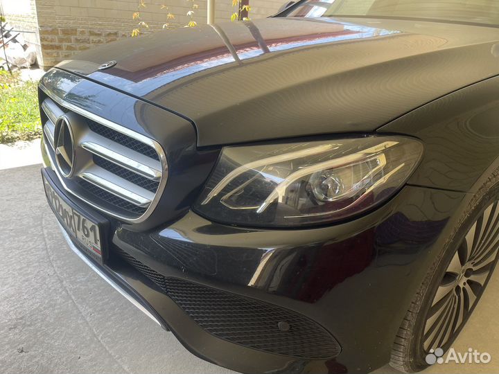 Фары с блоками на mercedes 213