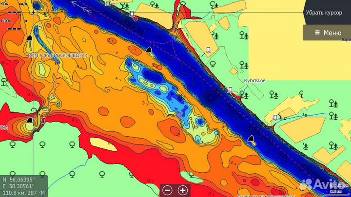 Карта глубин c-map RS-Y050