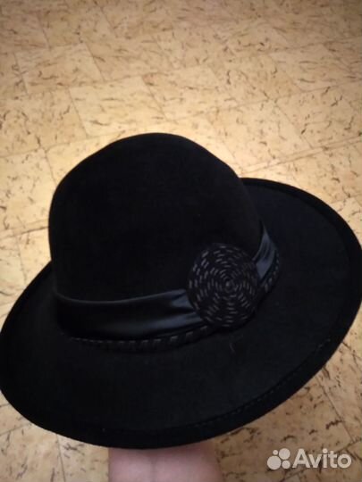 Шляпа фетровая женская новая