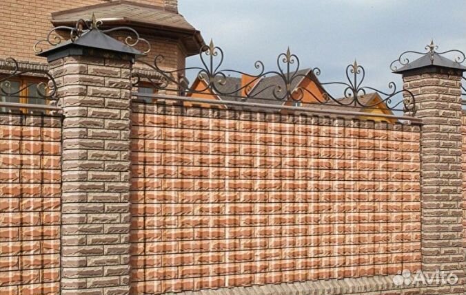 Забор металлический для дома быстро