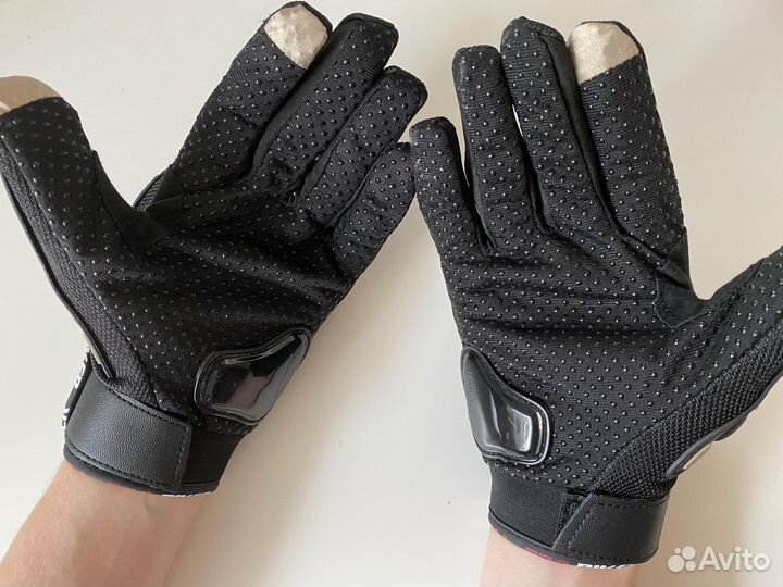 Мото перчатки текстиль, новые S, M, L, XL