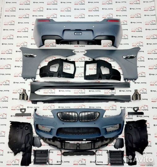 Обвес полный комплект на BMW 6 series f06 стиль M6