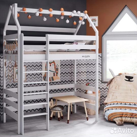 Детская кровать чердак