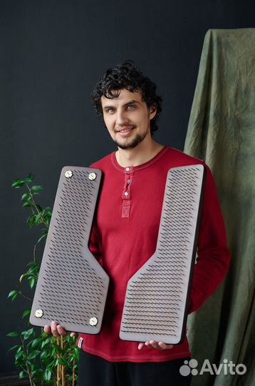 Доска с гвоздями для спины с шагом 15 мм