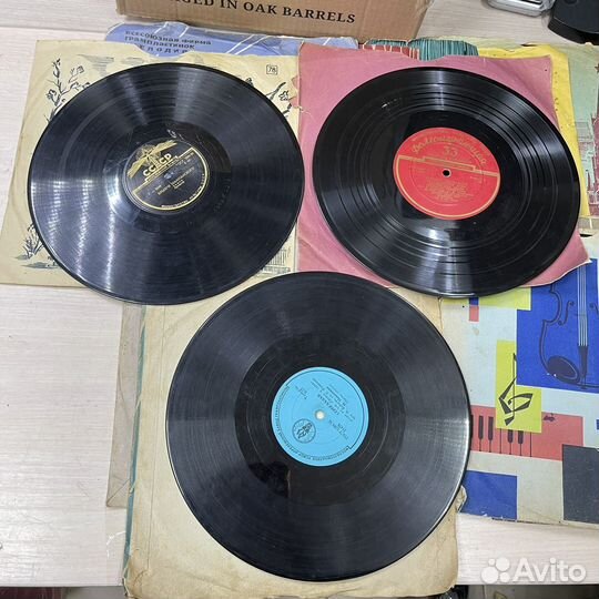 Грампластинки пластинки патефонные 21 шт СССР л203