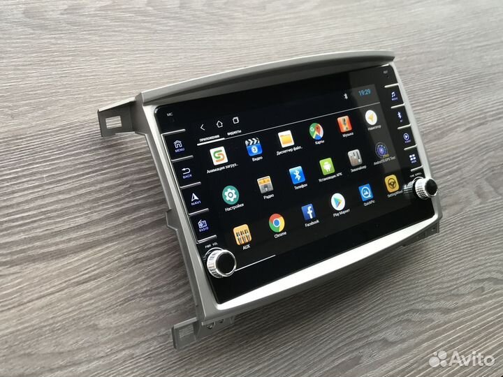 Магнитола Toyota LC 100 + физические кнопки