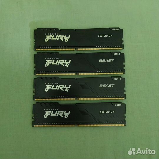 Озу Kingston fury Beast Black 4х8 32Gb