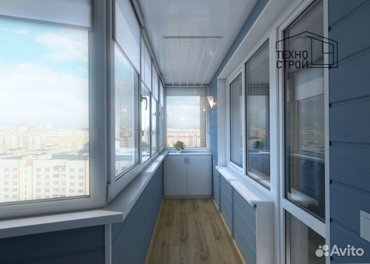 Остекление балкона