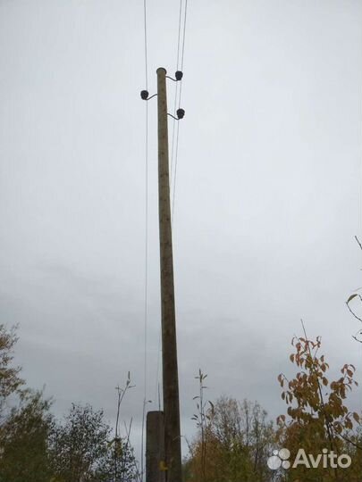 Установка опор лэп, выполнение электромонтажных ра